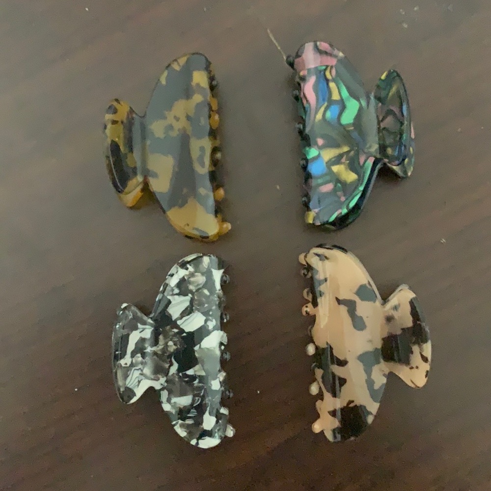Set of 4 Hair Claw Clips
